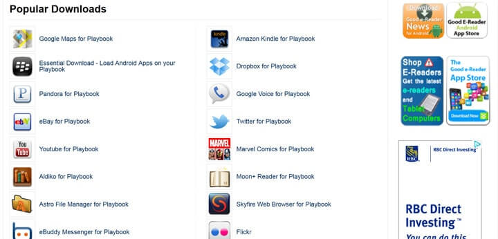 Good e-Reader App Store hits 400 Playbook Android App Milestone