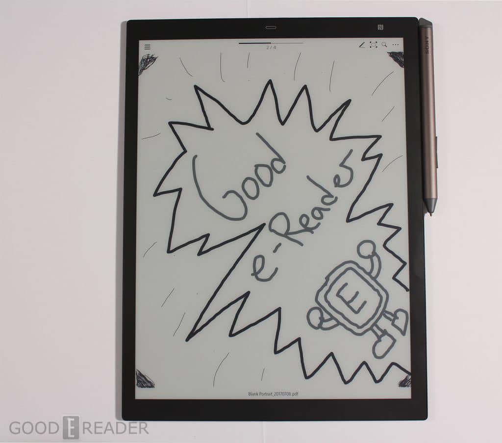 Hands on Review of the Sony Digital Paper DPT-RP1 - Good e-Reader