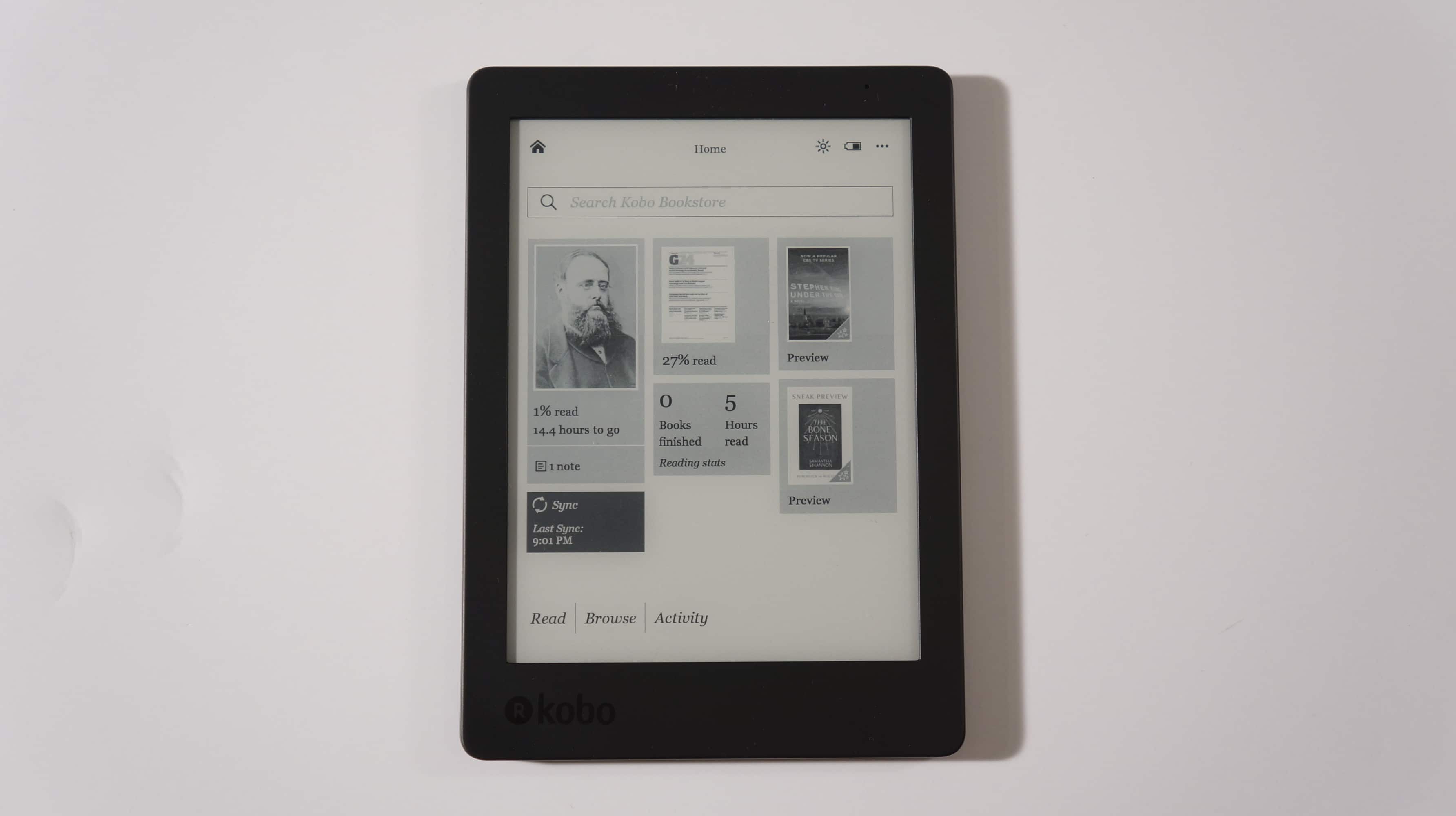 Kobo Aura Review Good e-Reader