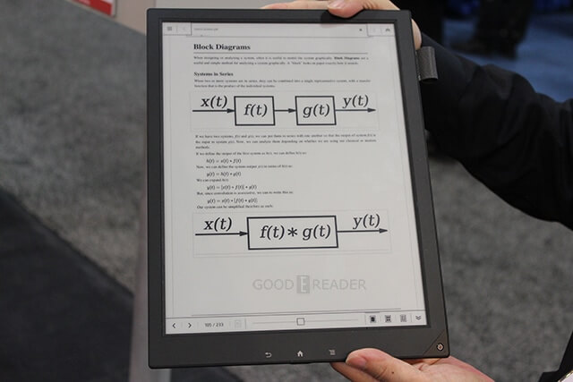 A Second Look at the Sony 13.3 Inch e-Reader Good e-Reader