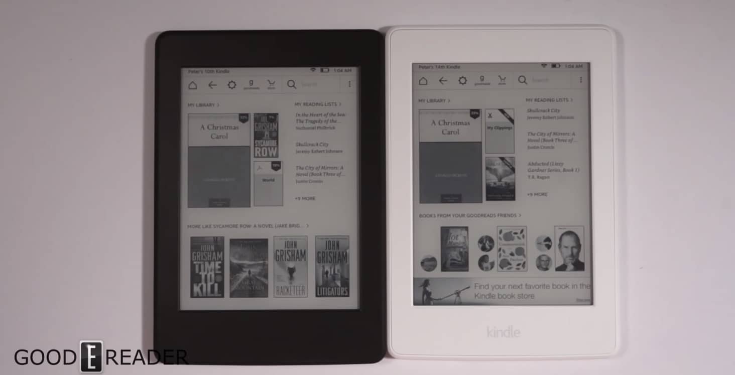 Amazon Kindle Paperwhite White Vs Paperwhite Black Good E Reader