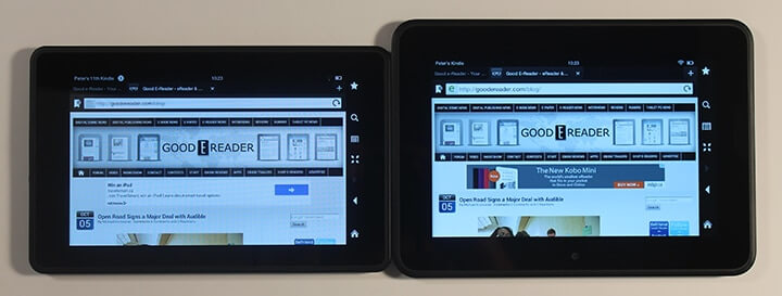 Amazon Kindle Fire HD 7 VS. Kindle Fire 2012 Model - Good e-Reader