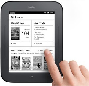 Nook Simple Touch Offered on Rent from Willard Library