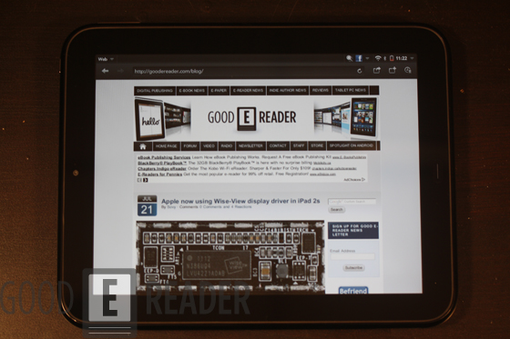 First Look At HP’s TouchPad WebOS Tablet