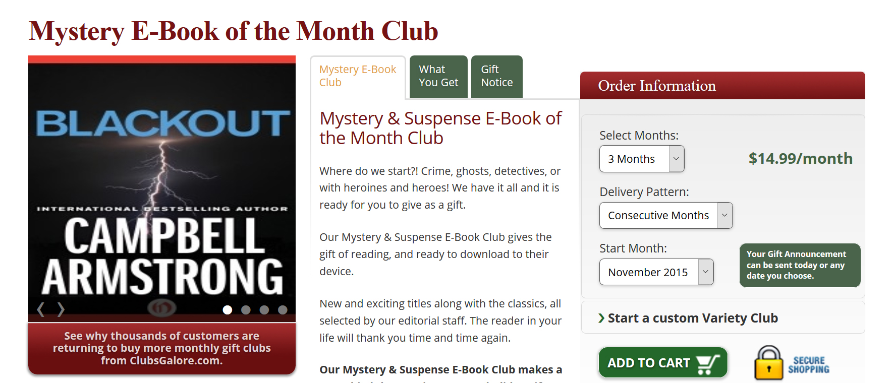 Ebook Of The Month Club 