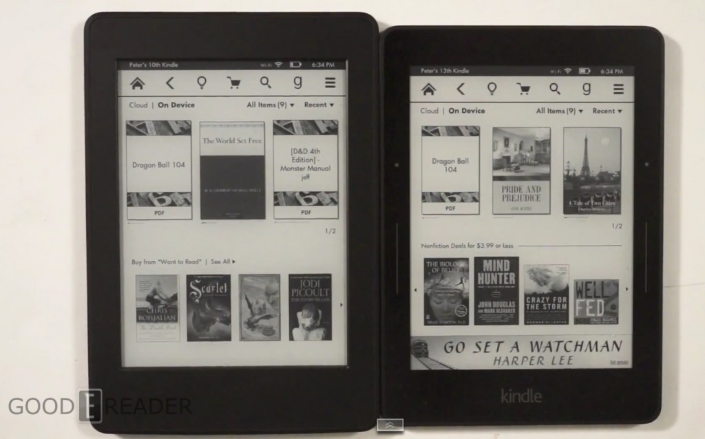 Amazon Kindle Voyage Vs Kindle Paperwhite 3 Good E Reader