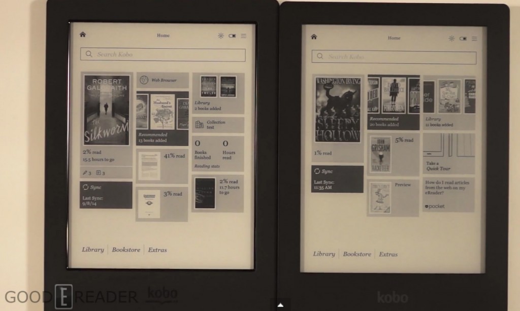 Kobo Aura HD vs Kobo Aura H2O - Good e-Reader