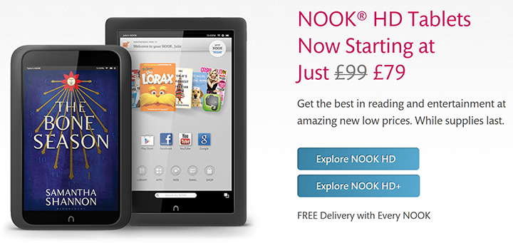 Barnes And Noble Slashes Nook Tablet Prices In The Uk