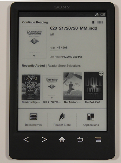 Sony PRS-T3 Reader Review - Good e-Reader