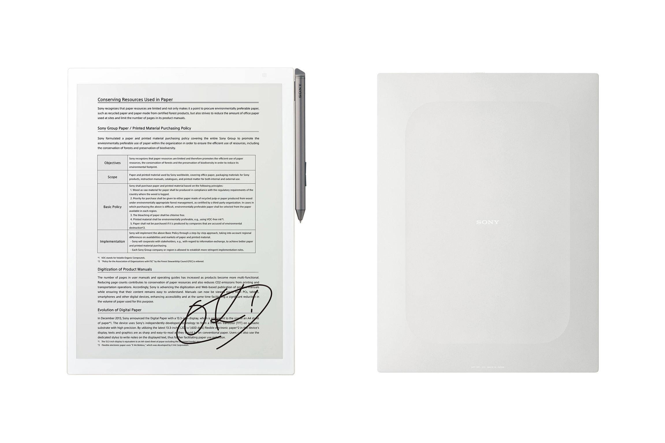 Sony Digital Paper DPT-RP1 is Discontinued in the US - Good e-Reader