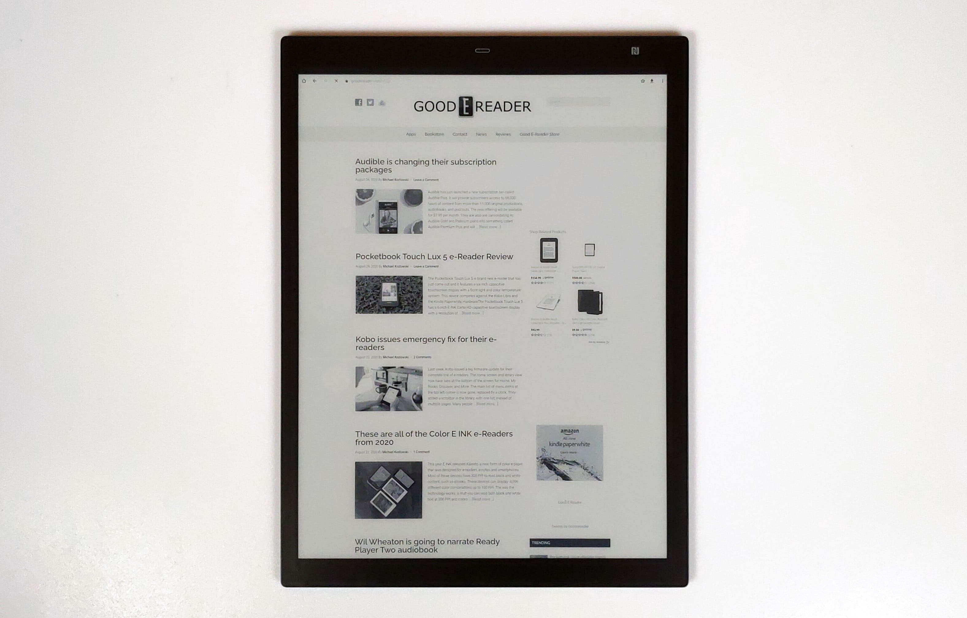 Onyx Boox Darwin 8 e-reader review: Practical and recognisable