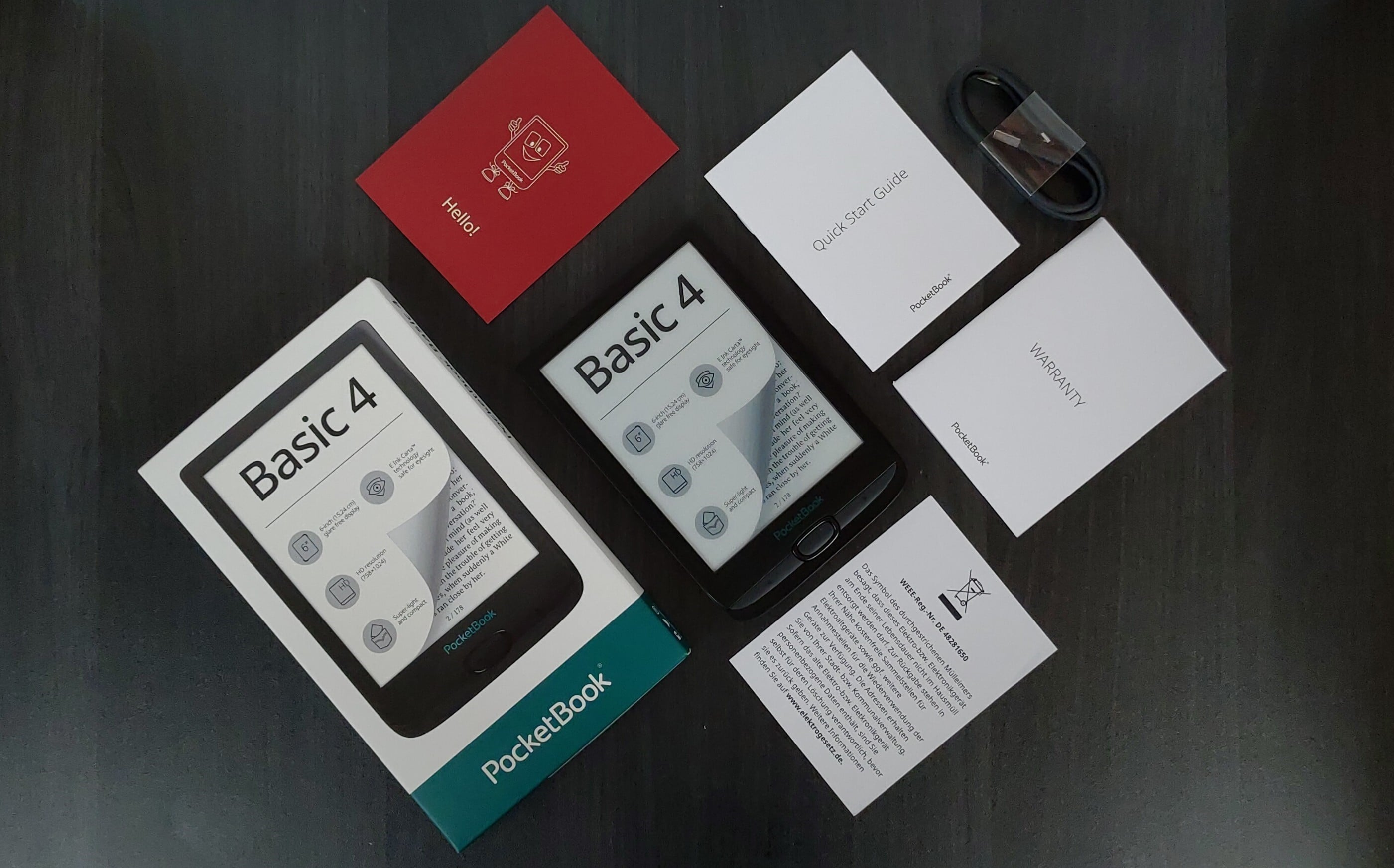 Unboxing the Pocketbook Basic 4 e-reader image