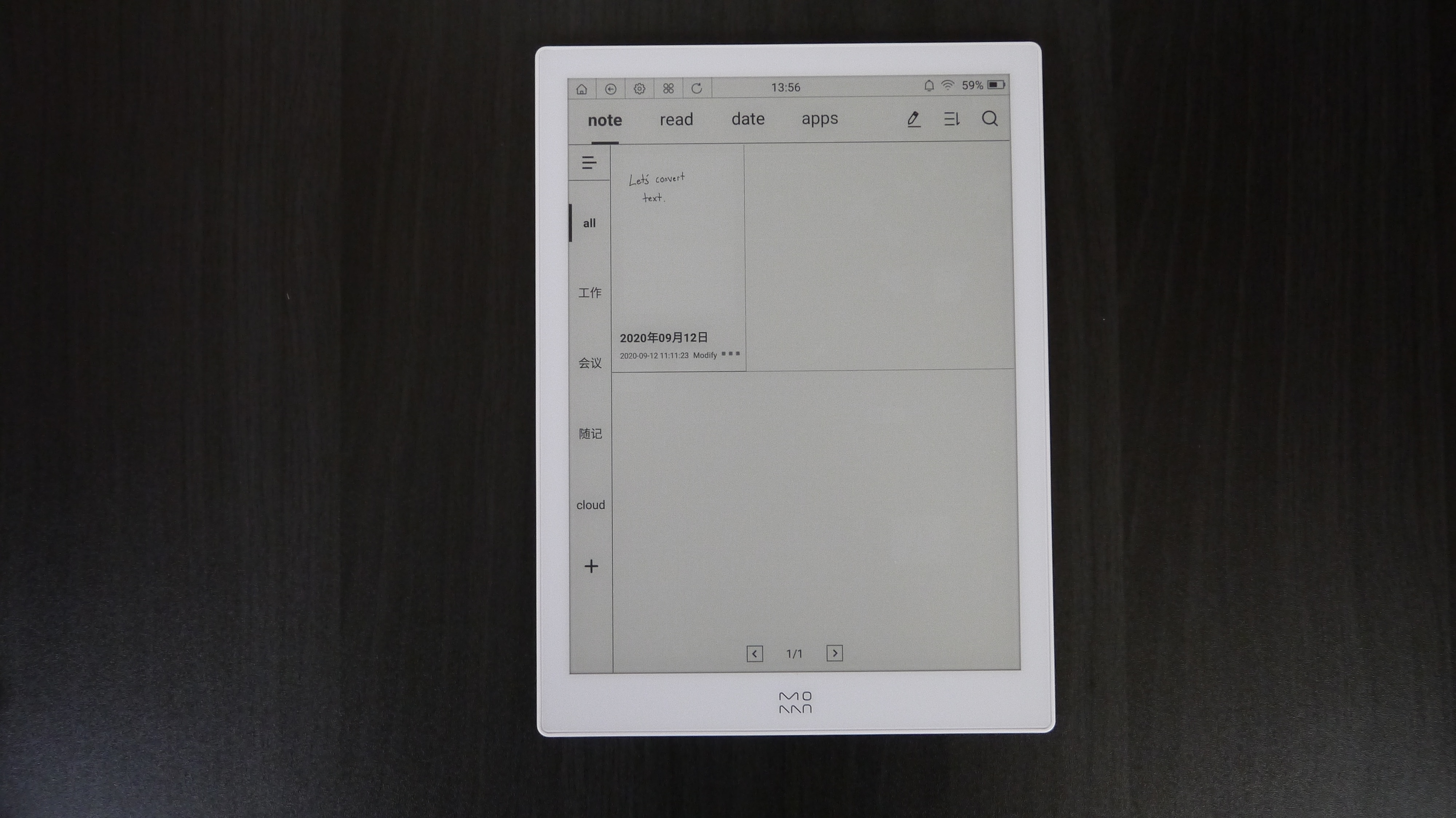 Xiaomi Moaan W8 – the only e-note with a 10-inch display: A review - Good  e-Reader