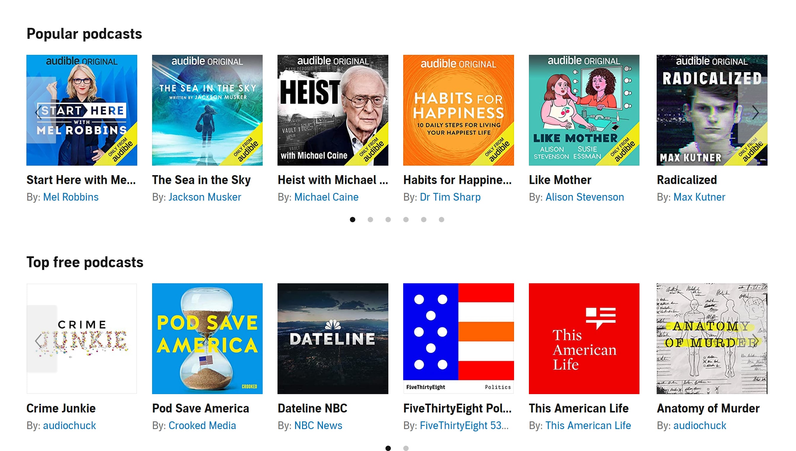 From 1 to 10, Podcasts su Audible