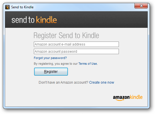 kindle login