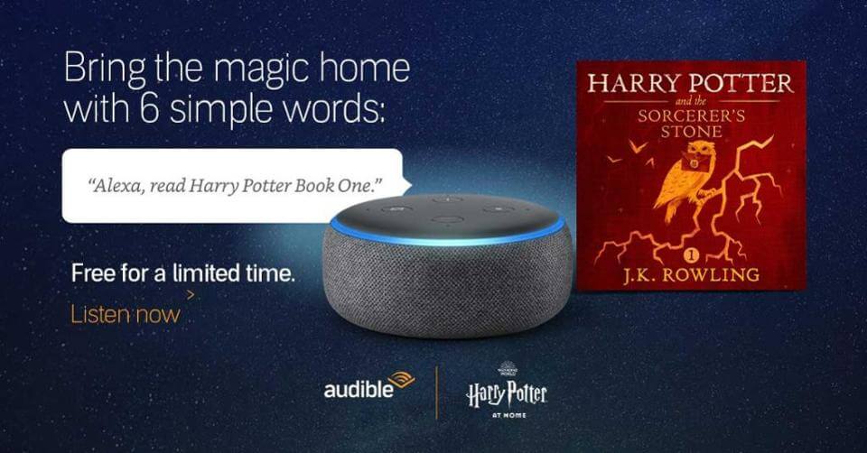 يمكن لمستخدمي Alexa الاستماع إلى أول كتاب صوتي لهاري بوتر مجانًا 36