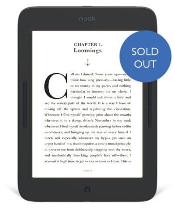 Barnes And Noble Nook Glowlight Plus 7 8 Is Sold Out