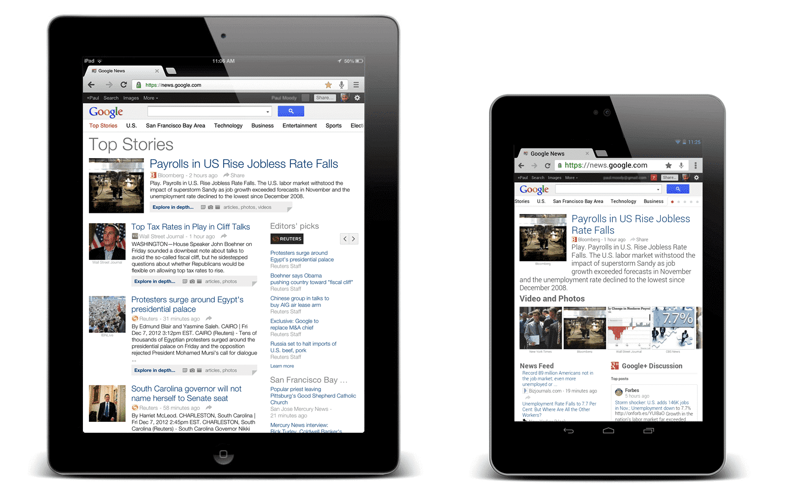 google news ipad