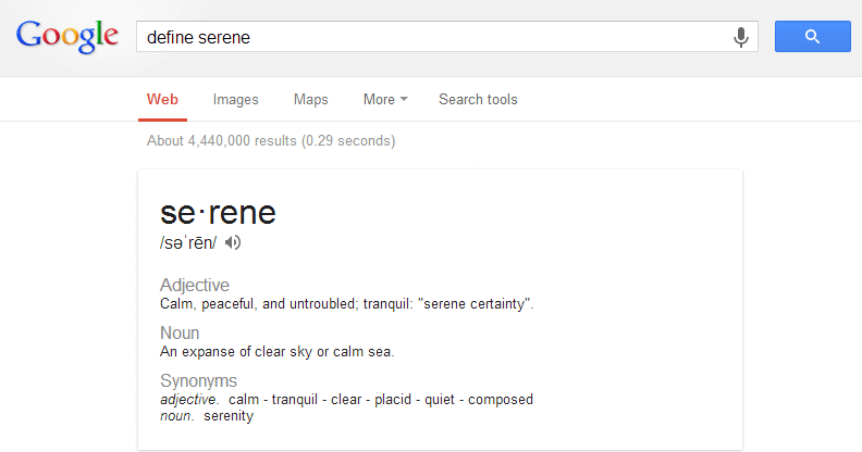 Google word search