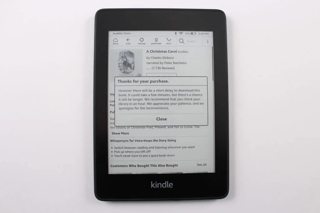 Đánh giá Kindle Paperwhite 4 8