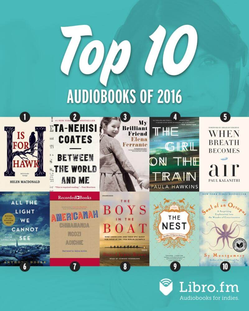 Here are the best audiobooks of 2016 Good eReader