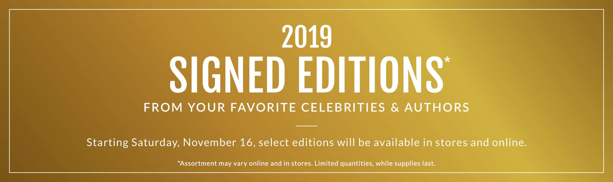 Barnes And Noble Is Selling Autographed Books Again This Week