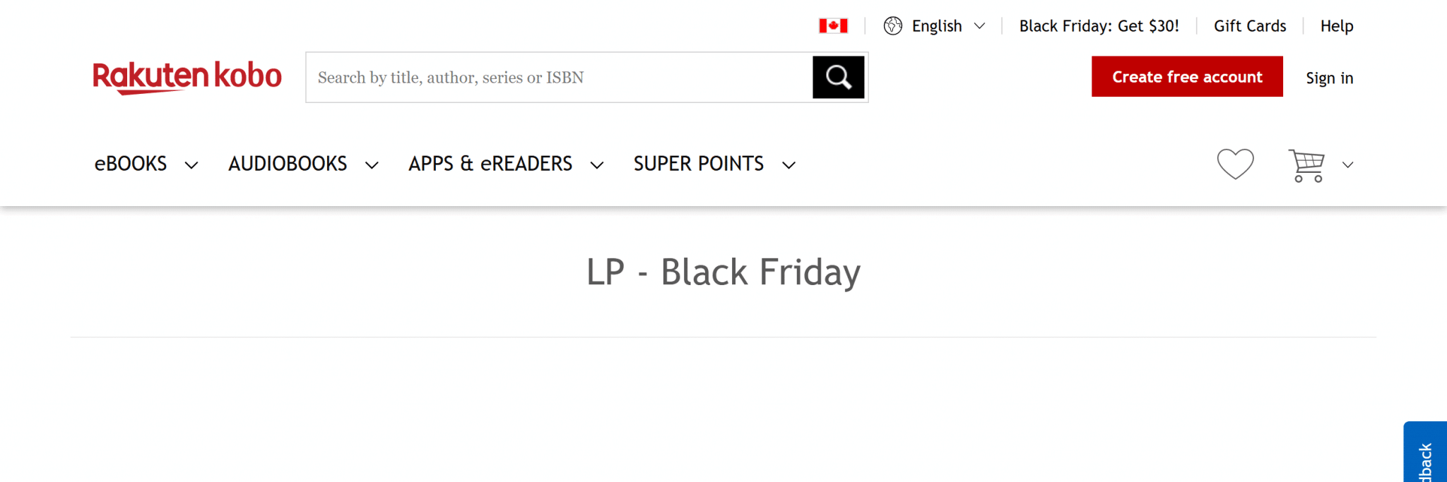 Barnes And Noble And Kobo Have A Black Friday Page But Have No