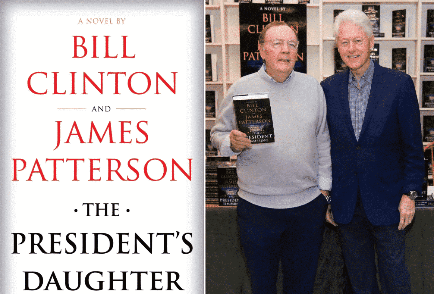يعمل بيل كلينتون وجيمس باترسون على كتاب جديد 15