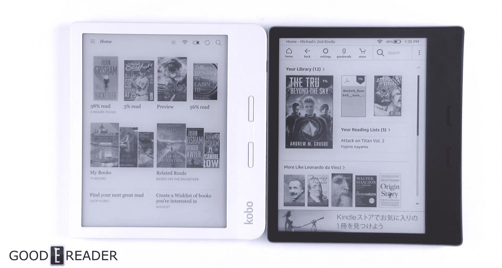 Compare Kindles Side By Side Chart