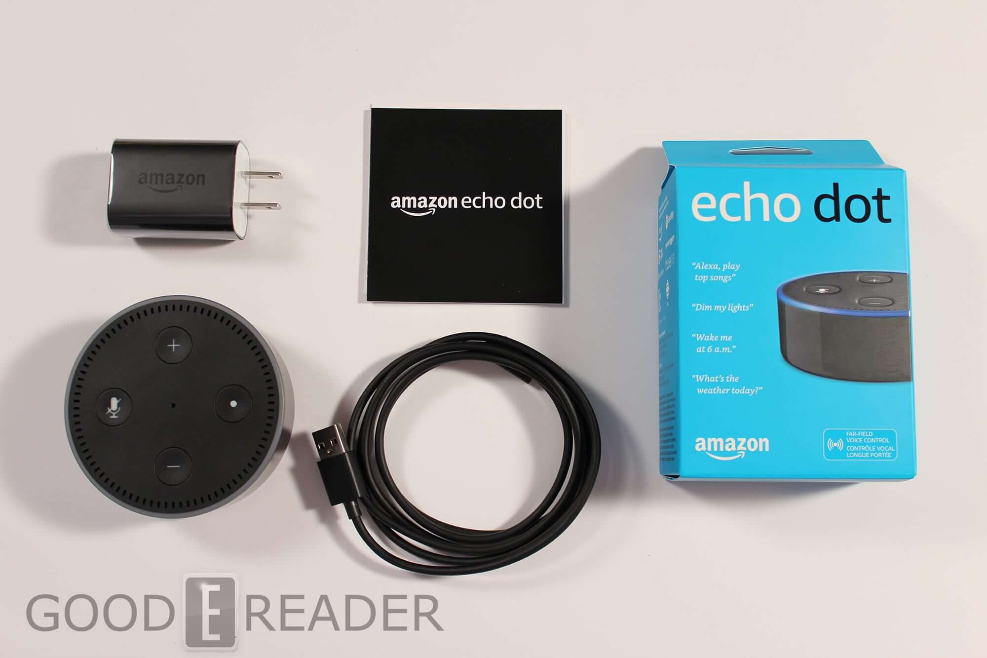 echo dot what's in the box
