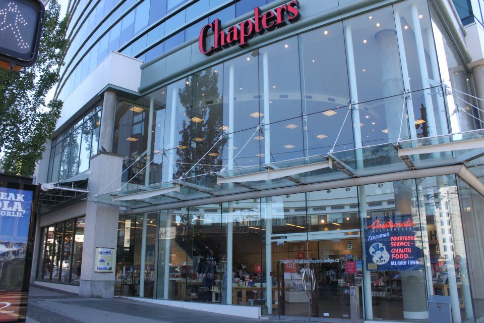 Chapters Indigo Reports Bookstore Sales Increased 12.5% in 2015
