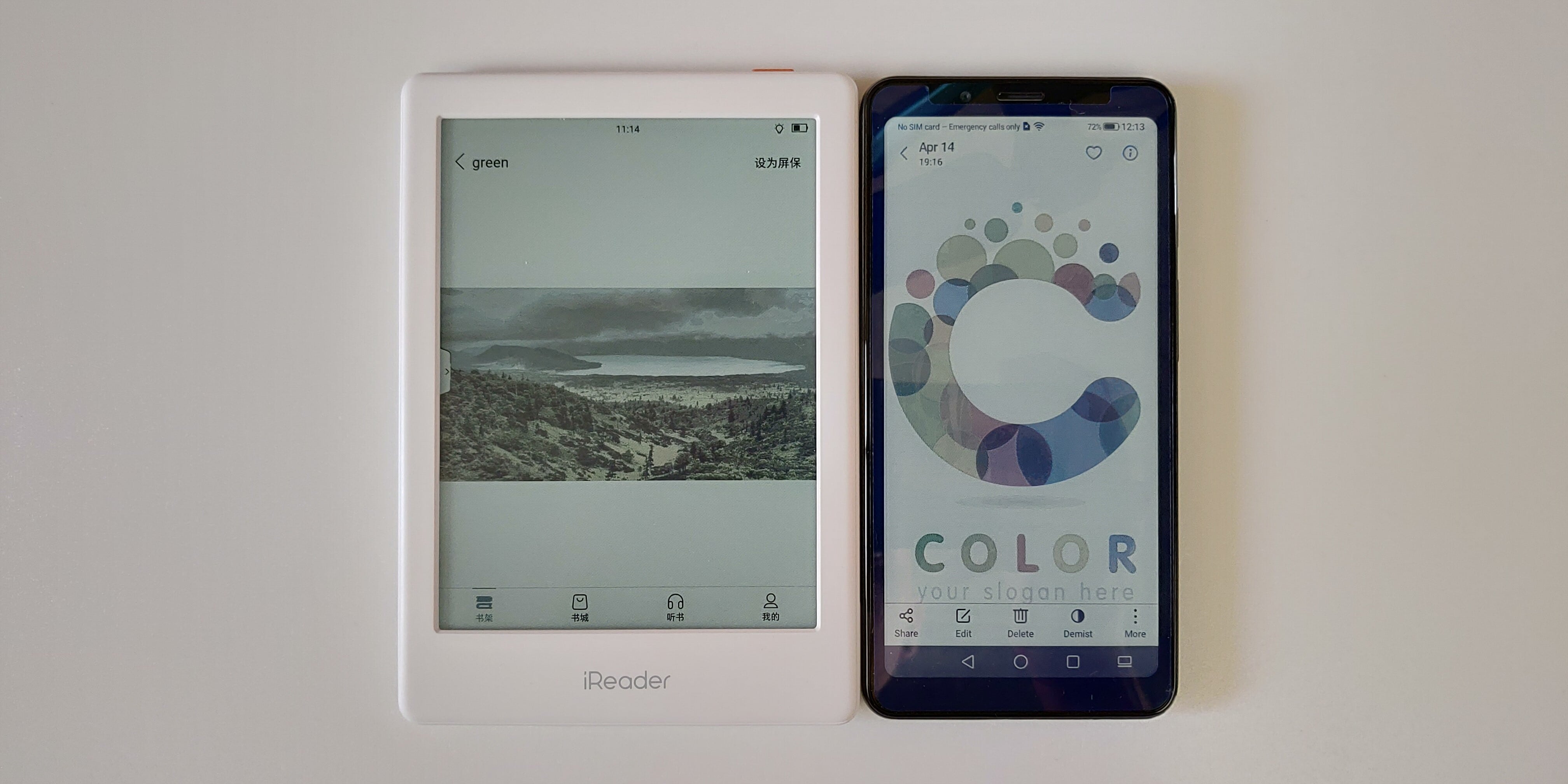 iReader C6 - Color E INK e-Reader 