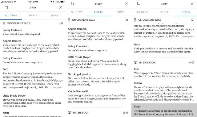 Amazon redesigns X-Ray on Kindle for iOS – Pashman