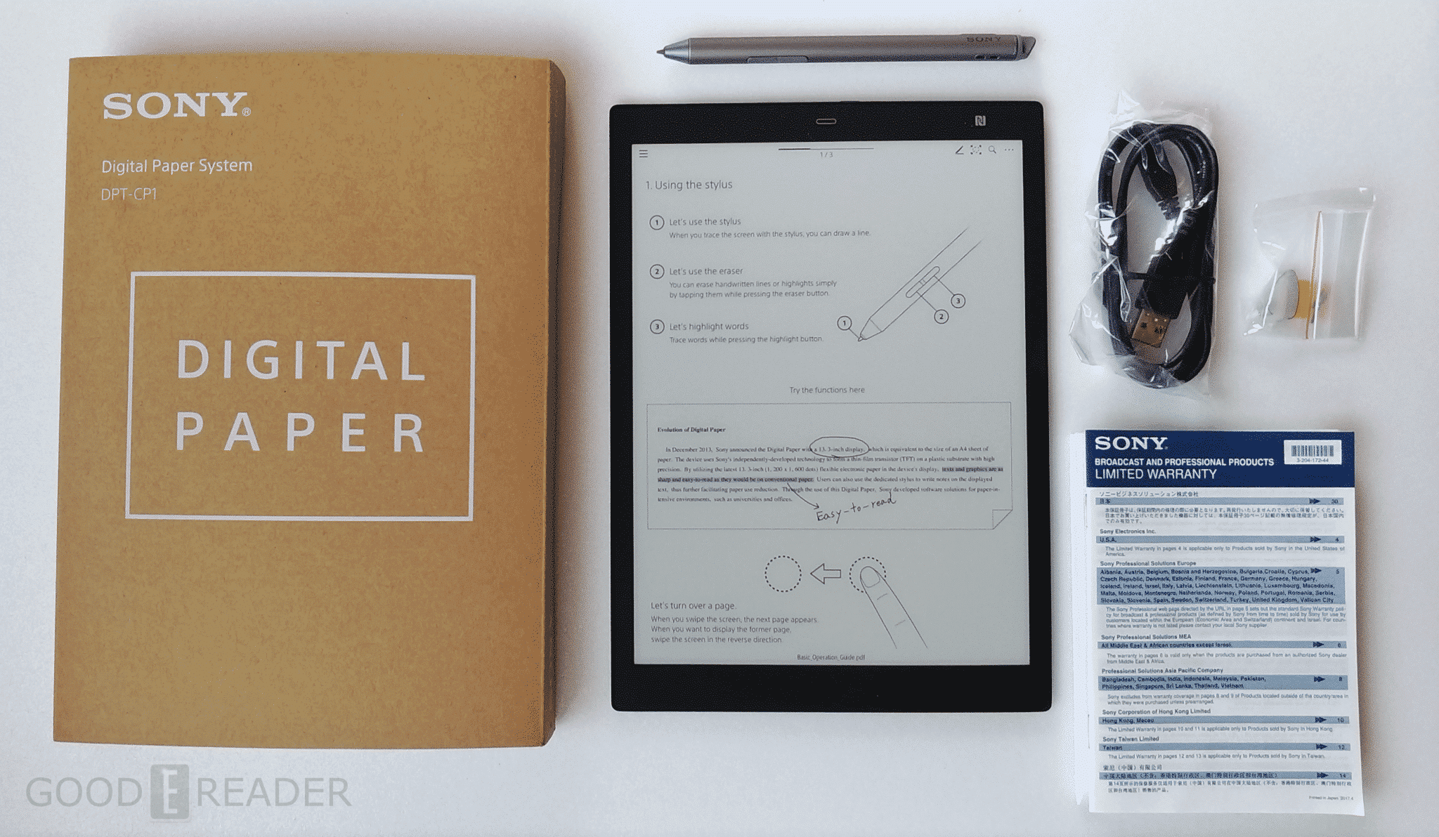 SONY Digital Paper System DPT-CP1 - 電子書籍リーダー本体