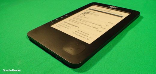 Kobo wireless ereader