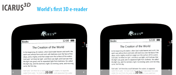 ICARUS3D e-reader