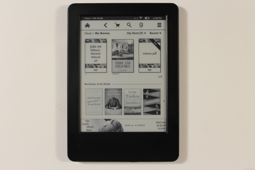 Kindle (2014) review: Everything you want in an e-reader except a  light - CNET