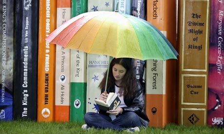 teenage girl reading at h 001