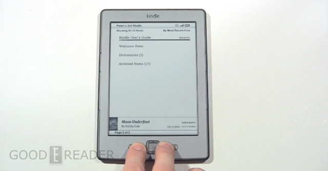 kindle 4 screenshot