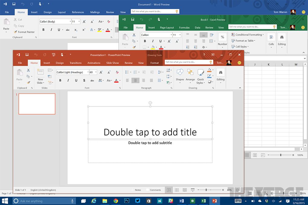 Microsoft Office 2016 Seeks to Unify Design - Good e-Reader