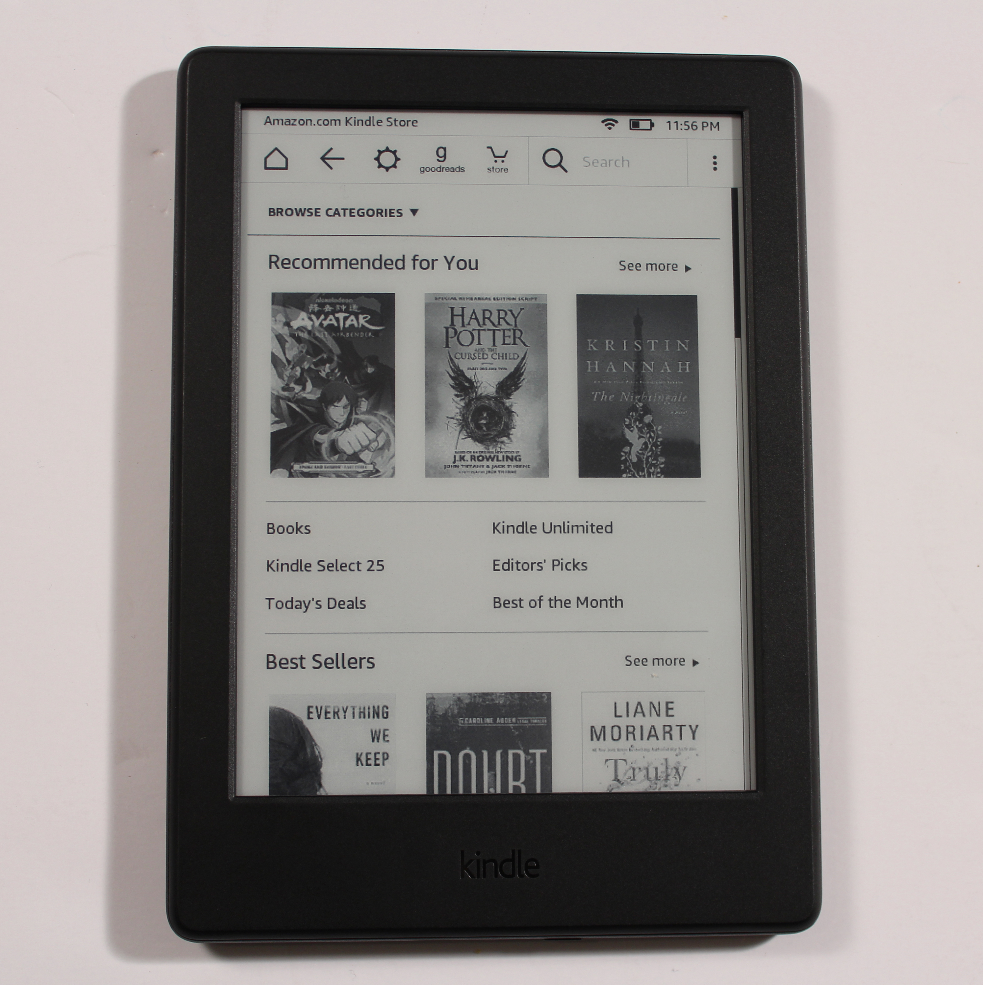 Kindle (8th Generation) 4GB, Wi-Fi, 6in - White for sale online